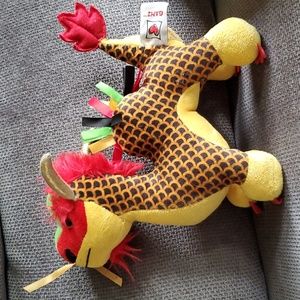 Rare Ganz Webkinz Chinese Dragon HM 718 Plush Stuffed Animal Toy NO CODE 12" EUC